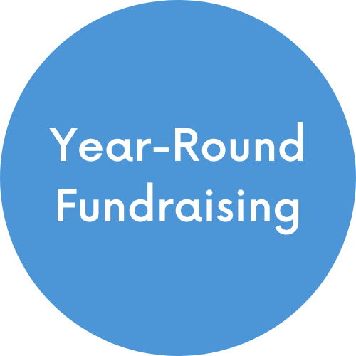 Year-round fundraising