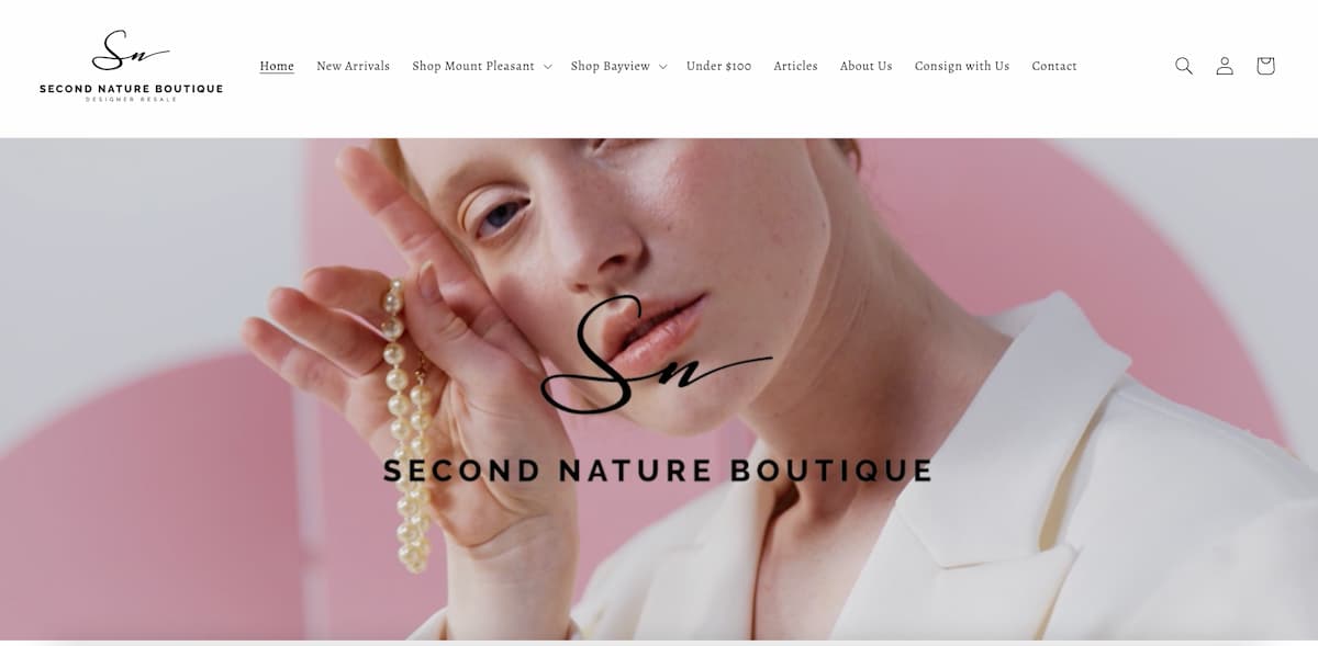 Second Nature Boutique for used luxury clothes
